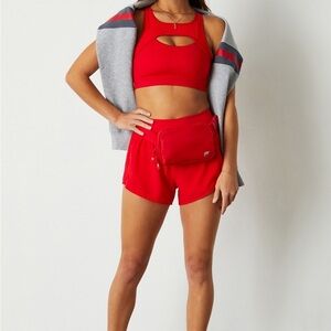 Fabletics Red Activewear set